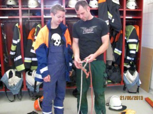 21. Mai 2013 Vorbereitung Orientierungsmarsch